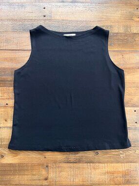 AGB Boatneck Black Tank Top L